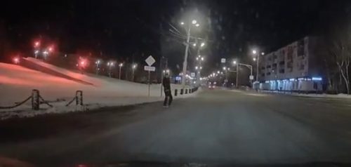 Фото - скриншот из видео, опубликованного в группе "Сова Пенза авто"